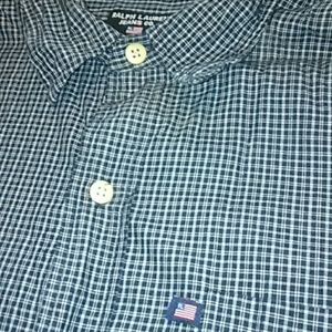 Men's Ralph Lauren button-down short-sleeve